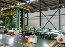 process of the color coating line