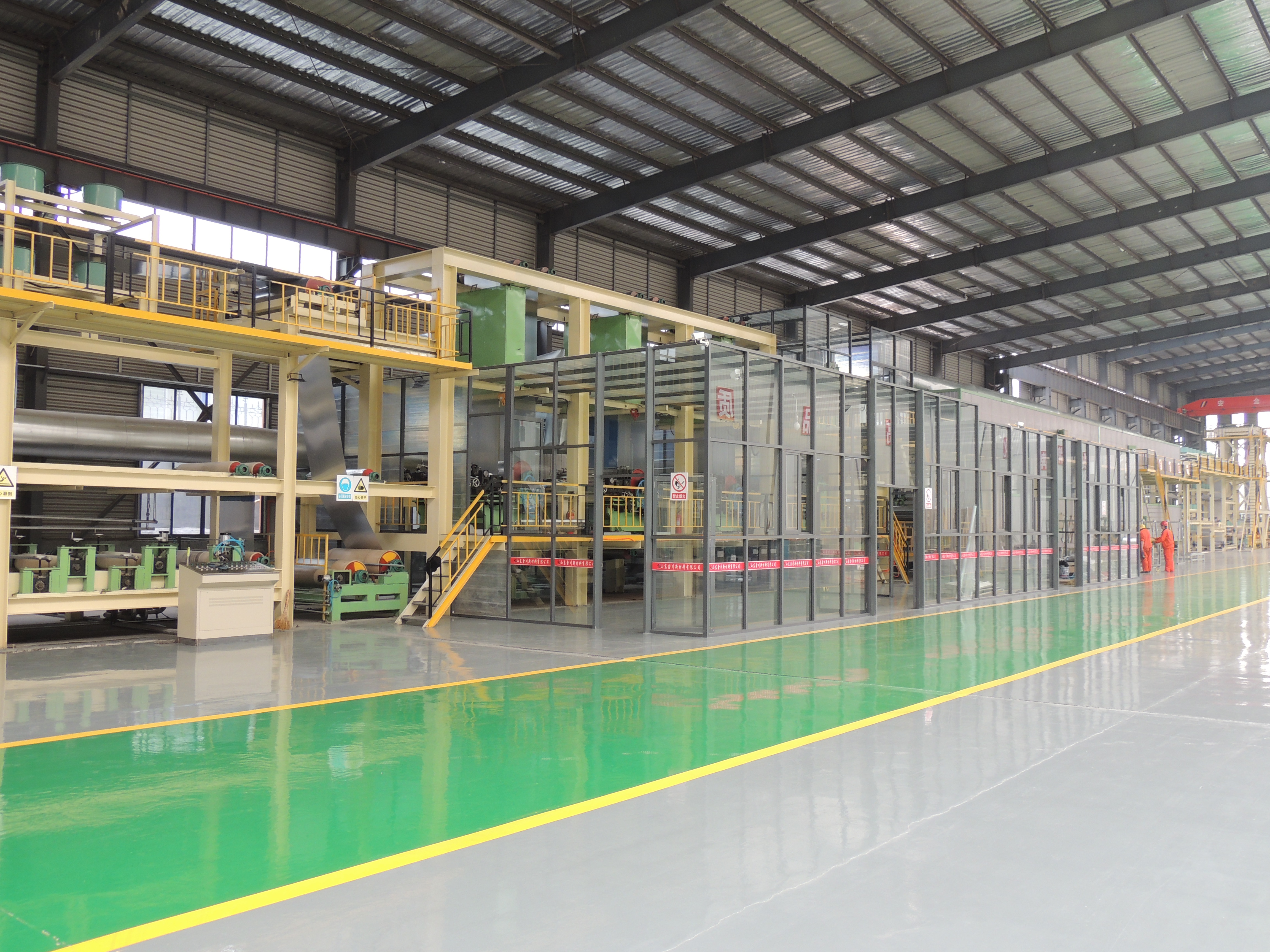 Aluminium color coating line